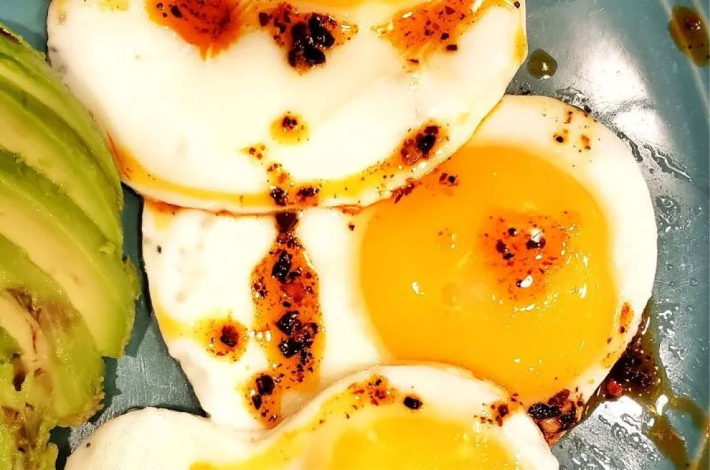 Sunny Side Up Eggs with Chili Oil | Easy Spicy Egg Recipe – Eggssentials