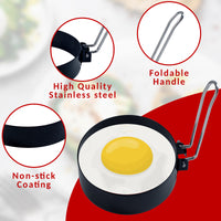 egg ring with foldable handle