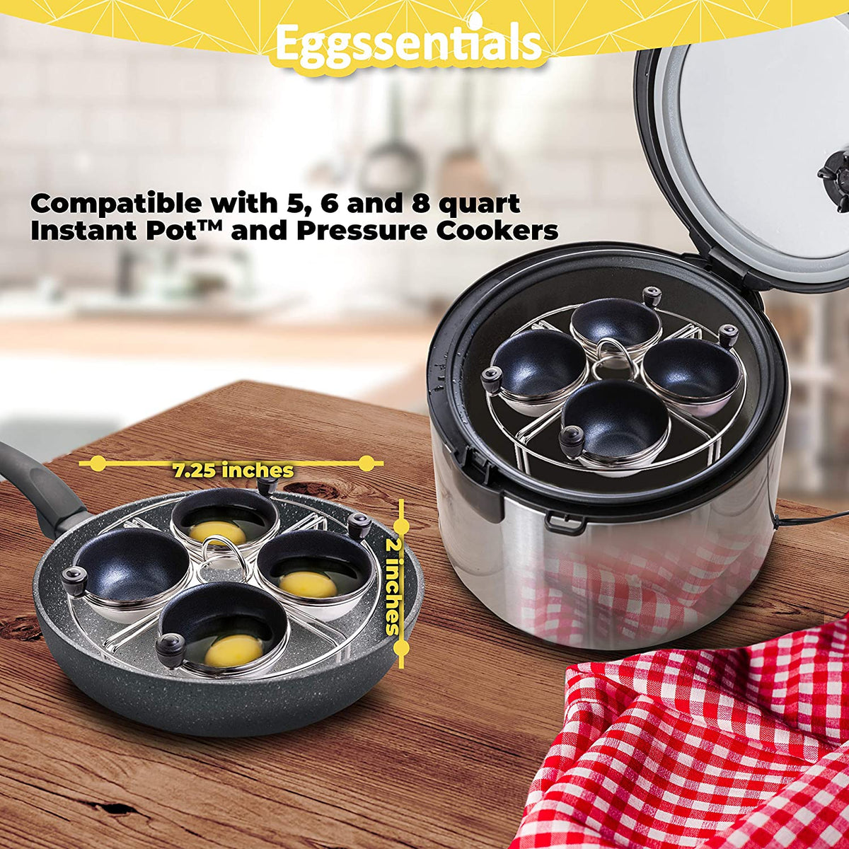 4 cup egg poacher details