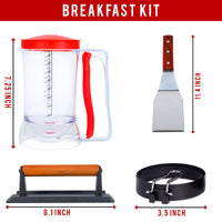 Griddle Breakfast Kit- Compatible with Blackstone Grill