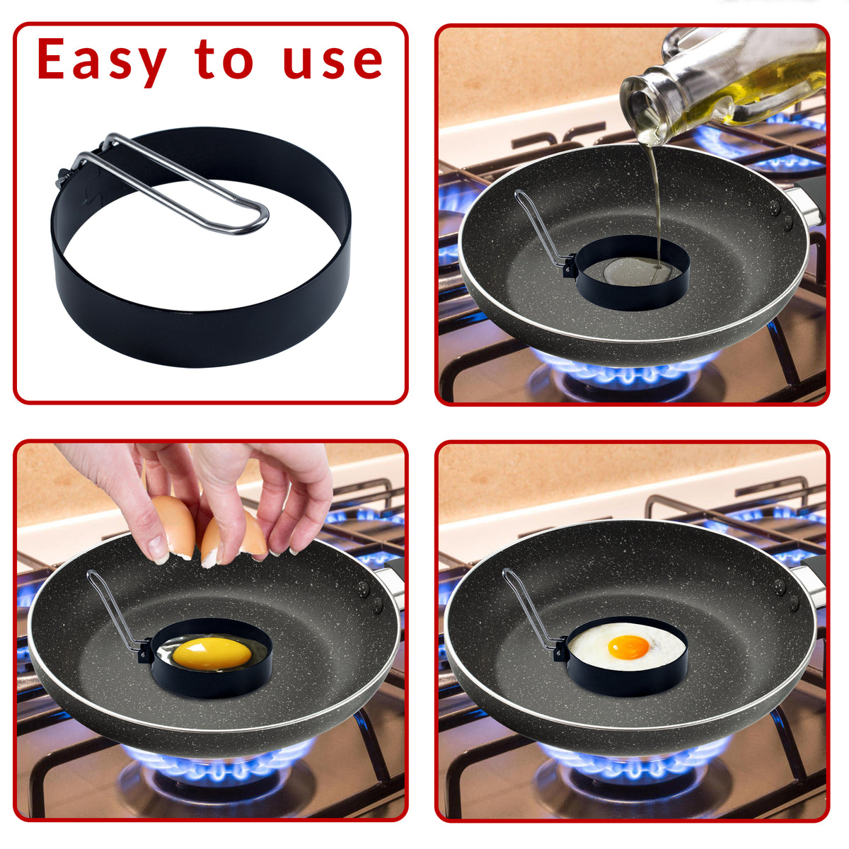 Egg Rings for Frying Eggs