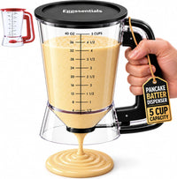 Eggssentials Pancake Batter Dispenser with Squeeze Handle Pancake Dispenser