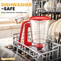 Eggssentials Pancake Batter Dispenser with Squeeze Handle Pancake Dispenser