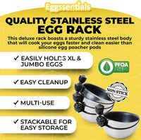 Six Cup Egg Poaching Rack