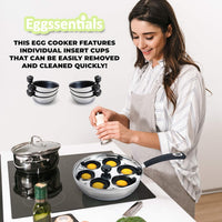 Six Cup Egg Poacher Pan