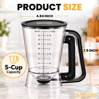 Eggssentials Pancake Batter Dispenser with Squeeze Handle Pancake Dispenser