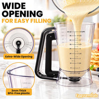 Eggssentials Pancake Batter Dispenser with Squeeze Handle Pancake Dispenser