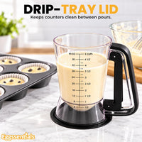 Eggssentials Pancake Batter Dispenser with Squeeze Handle Pancake Dispenser