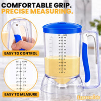 Eggssentials Pancake Batter Dispenser with Squeeze Handle Pancake Dispenser