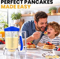 Eggssentials Pancake Batter Dispenser with Squeeze Handle Pancake Dispenser