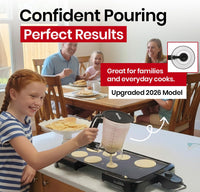 Pancake Batter Dispenser With 5-Cup Capacity