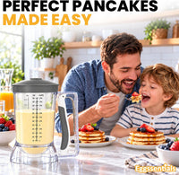 Eggssentials Pancake Batter Dispenser with Squeeze Handle Pancake Dispenser