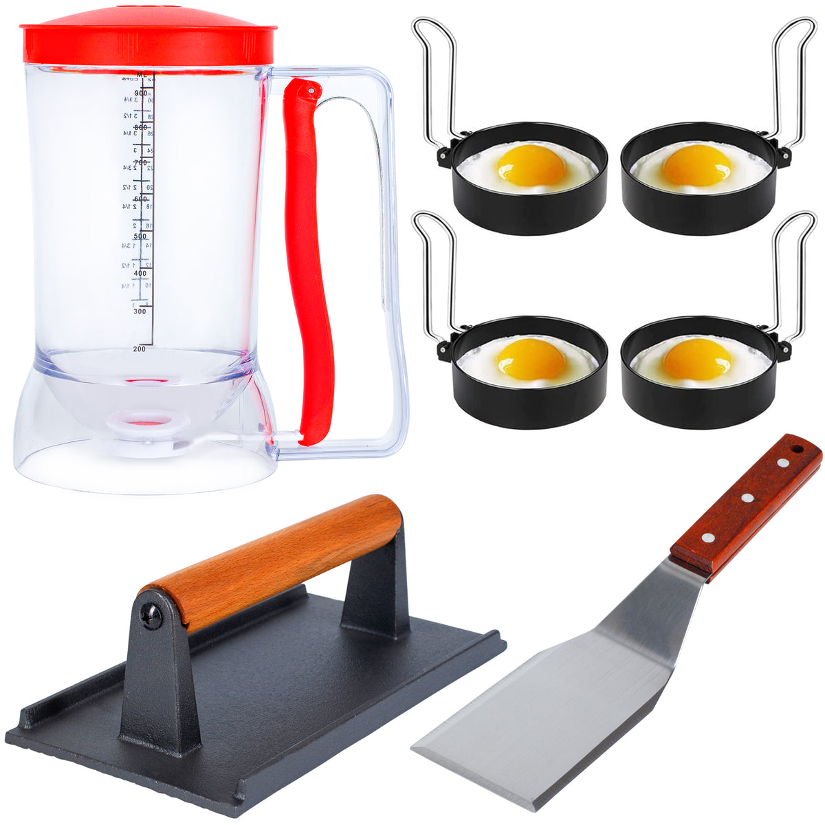 Griddle Breakfast Kit- Compatible with Blackstone Grill