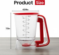 Pancake Batter Dispenser With 5-Cup Capacity