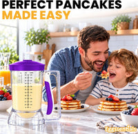 Eggssentials Pancake Batter Dispenser with Squeeze Handle Pancake Dispenser