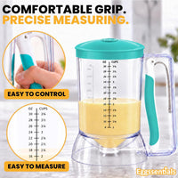 Eggssentials Pancake Batter Dispenser with Squeeze Handle Pancake Dispenser