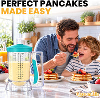 Eggssentials Pancake Batter Dispenser with Squeeze Handle Pancake Dispenser