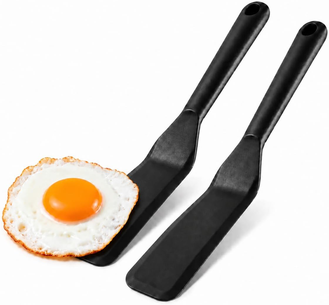 Egg Spatula is Heat Resistant Non-Stick Pancake Spatula - Silicone Spatula is used as an Omelette Spatula for Cooking.