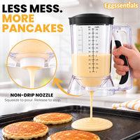 Eggssentials Pancake Batter Dispenser with Squeeze Handle Pancake Dispenser