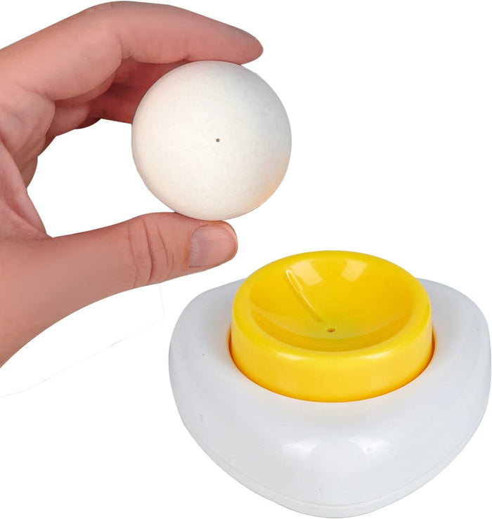 Eggssentials Egg Piercer to Cook Hard Boiled Eggs - Sturdy Base and Sharp Pin to Pierce Raw Eggs.