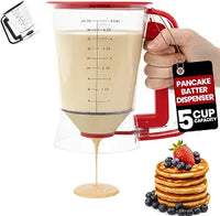 Eggssentials Pancake Batter Dispenser with Squeeze Handle Pancake Dispenser
